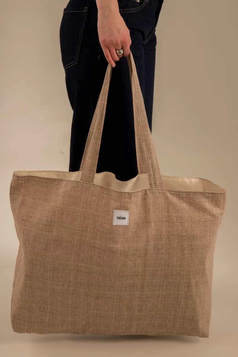 Tote Bag THEANA XL – Tartan Shade