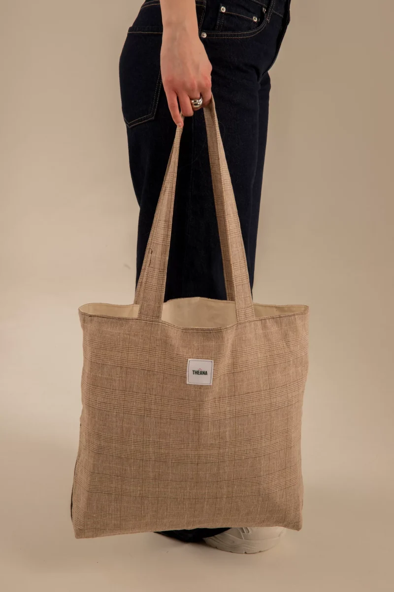 Tote Bag THEANA M – Tartan Shade