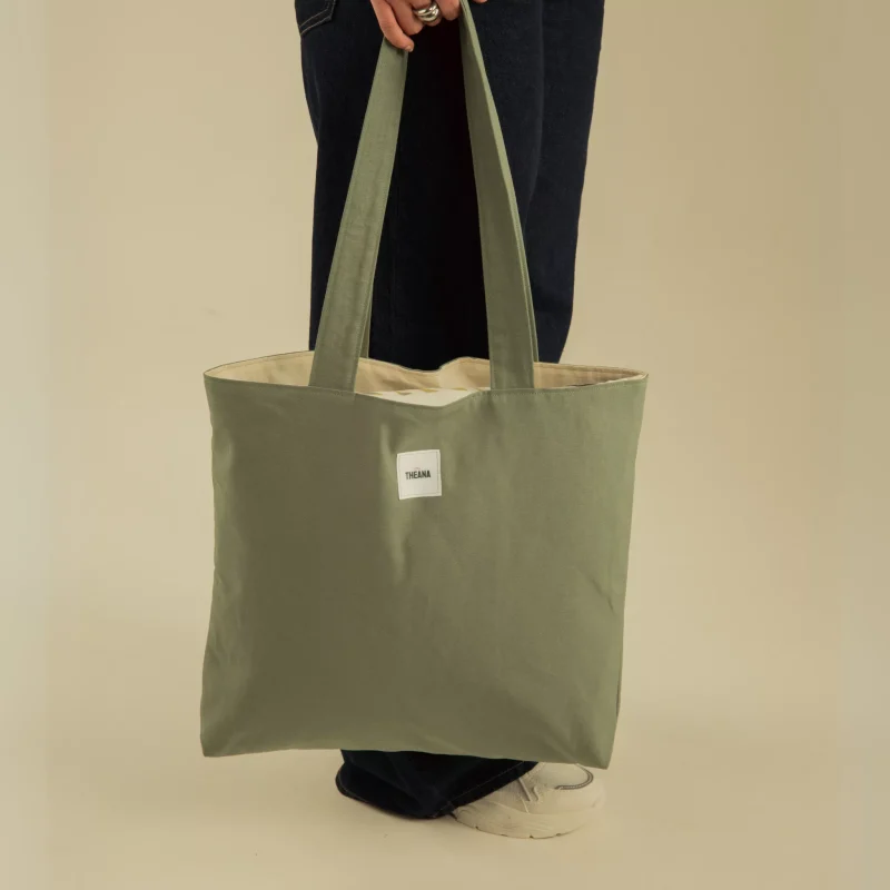 Tote Bag THEANA M – "Garden Haze"