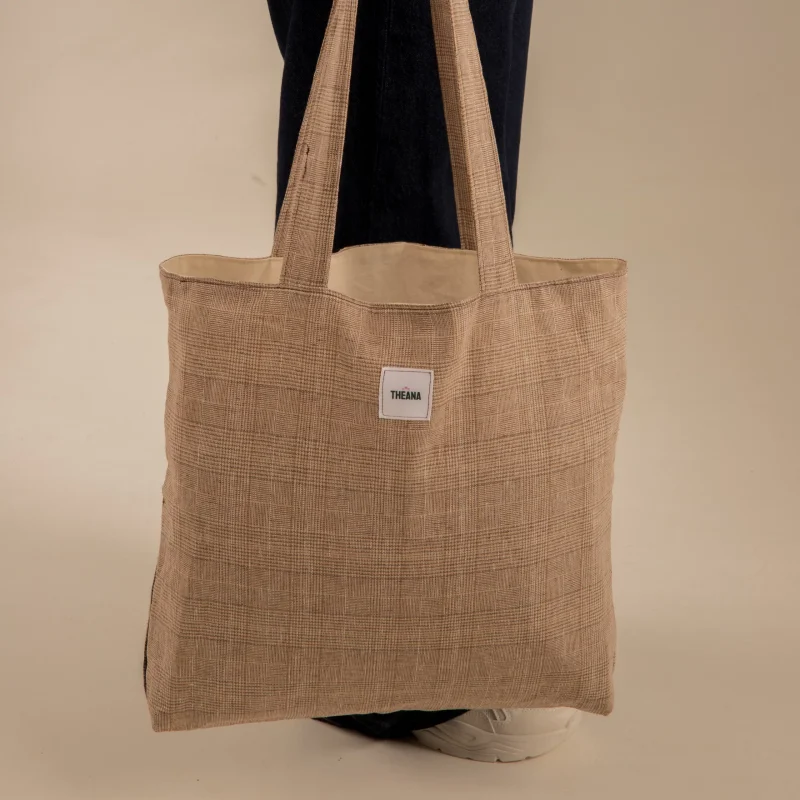 Tote Bag THEANA M – Tartan Shade