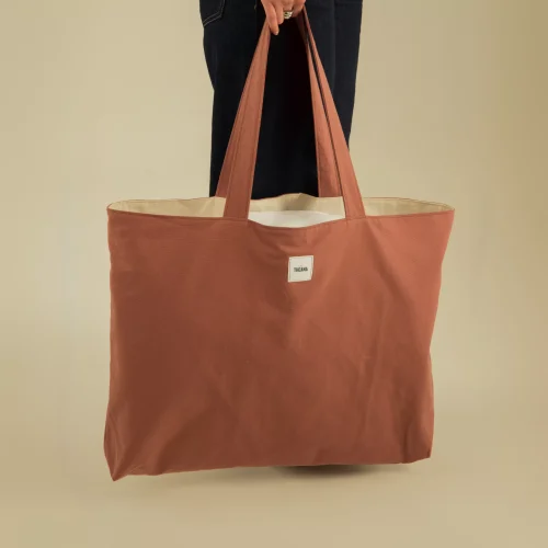 Tote Bag THEANA XL – "Serenity Sepia"