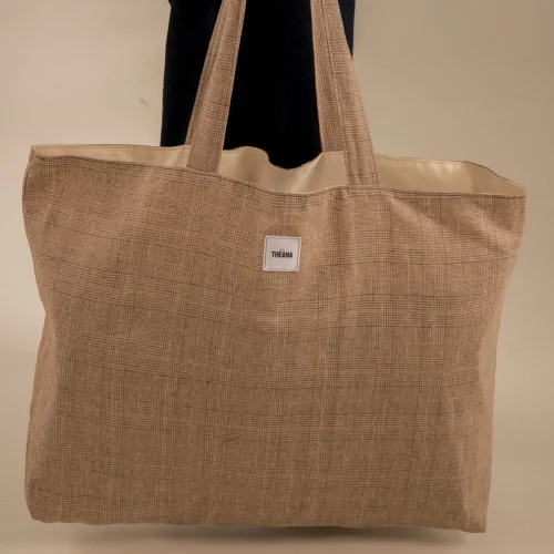 Tote Bag THEANA XL – Tartan Shade