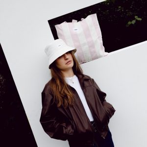 94 PINK SOFT SERVE - Tote rayé rose & blanc