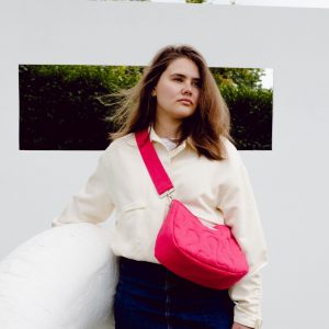 Mini sac bandoulière framboise THEANA