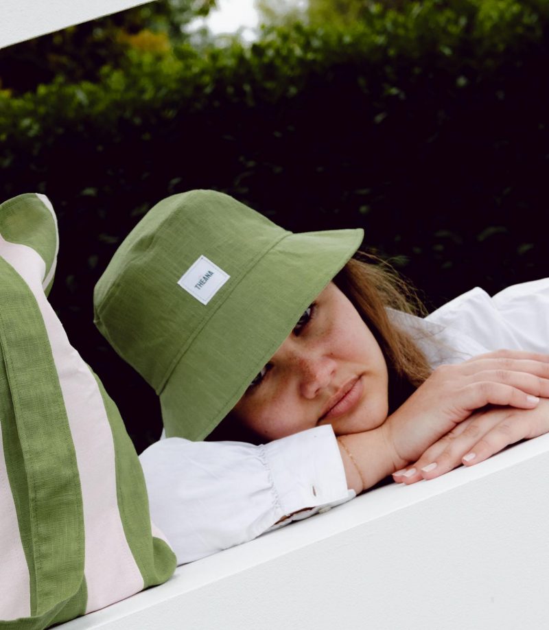 MATCHA silhouette – THEANA Bob femme vert THEANA fabrication française