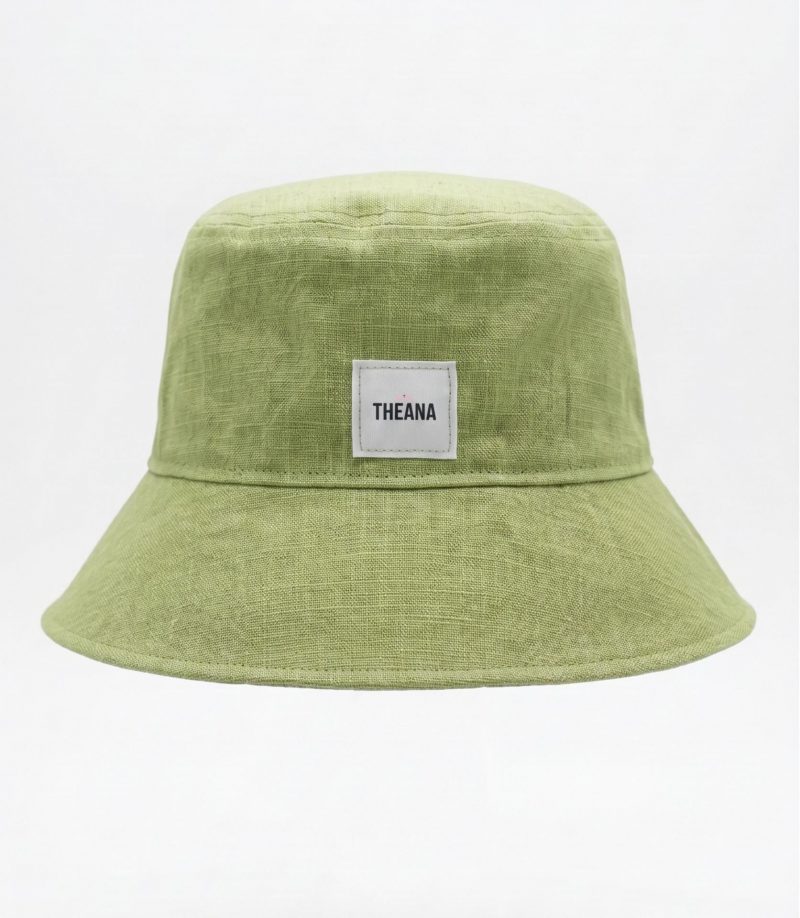 MATCHA – THEANA Bob vert en ramie et coton THEANA – fabrication française