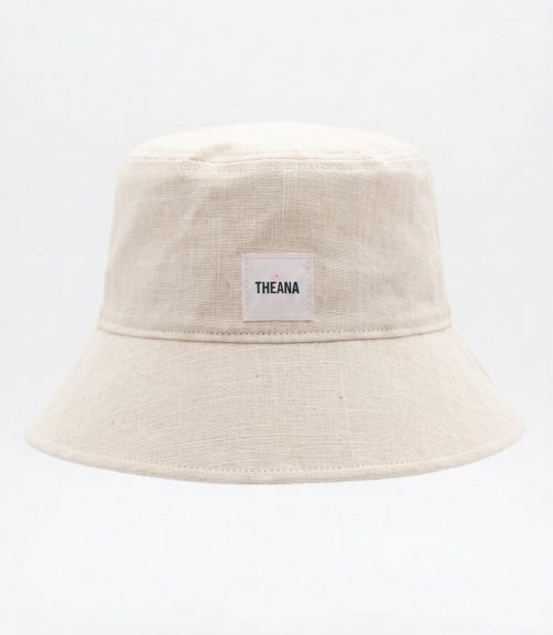 MILK LIGHT - THEANA Bob blanc en ramie et coton THEANA – fabrication française
