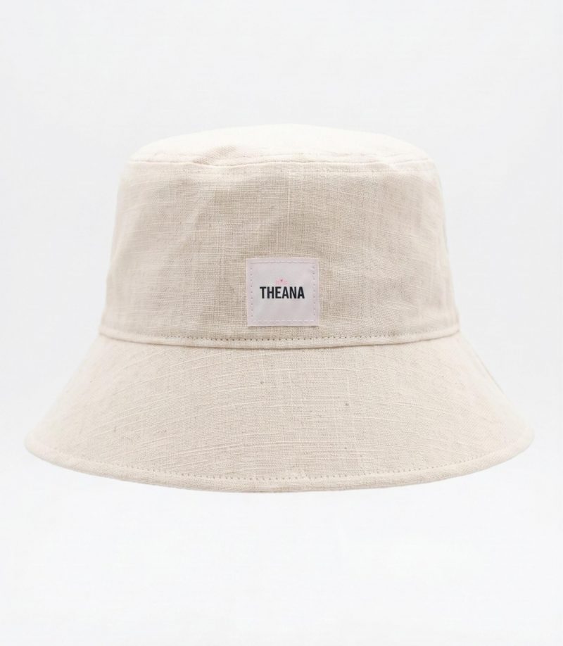 MILK LIGHT - THEANA Bob blanc en ramie et coton THEANA – fabrication française